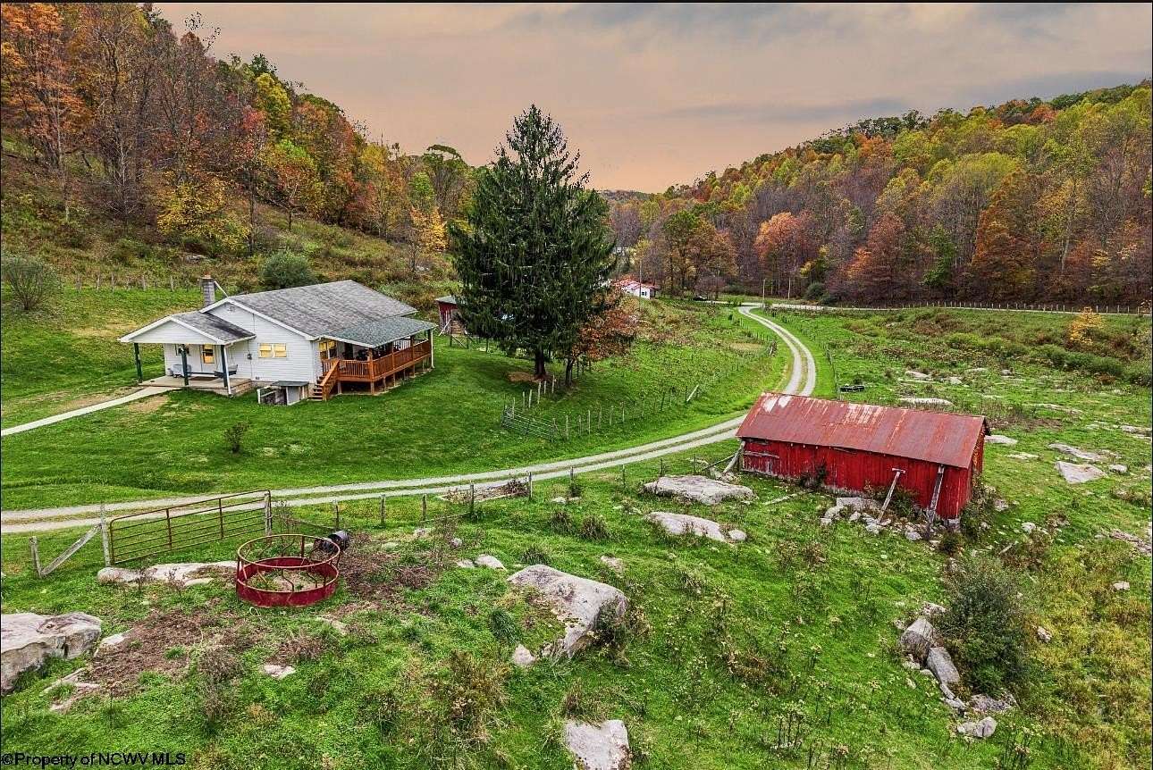 24 Acres of Agricultural Land with Home for Sale in Tunnelton, West Virginia