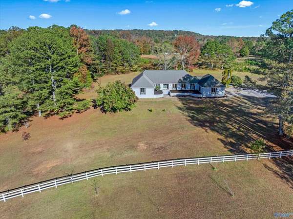 13.6 Acres of Land with Home for Sale in Union Grove, Alabama