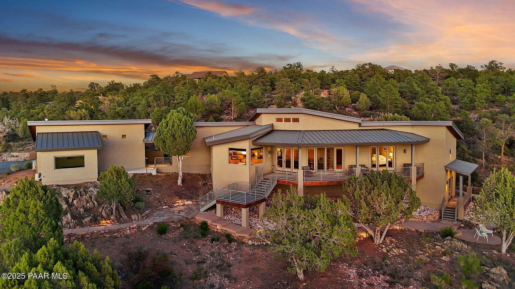 2 Acres of Residential Land with Home for Sale in Prescott, Arizona