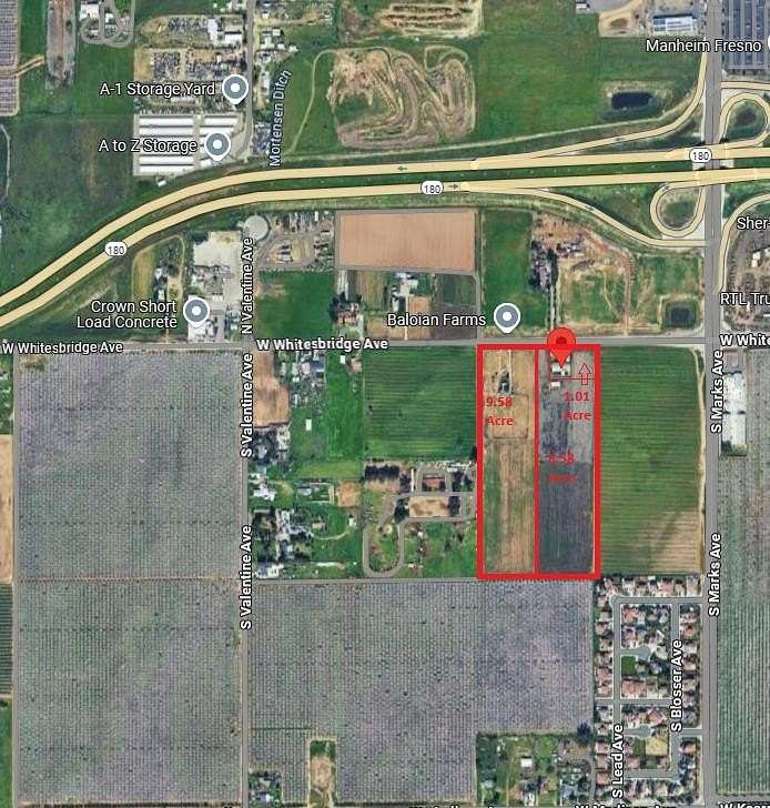 19.2 Acres of Mixed-Use Land for Sale in Fresno, California