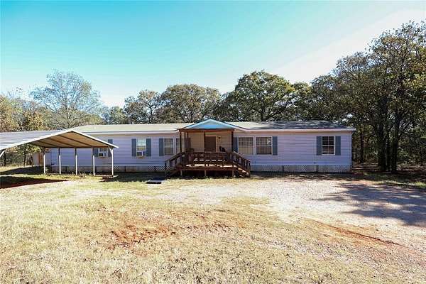 13 Acres of Land with Home for Sale in Macomb, Oklahoma