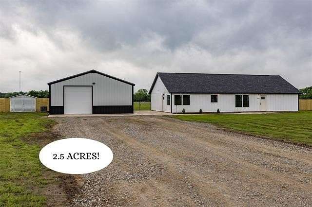 2.5 Acres of Residential Land with Home for Sale in Milburn, Oklahoma