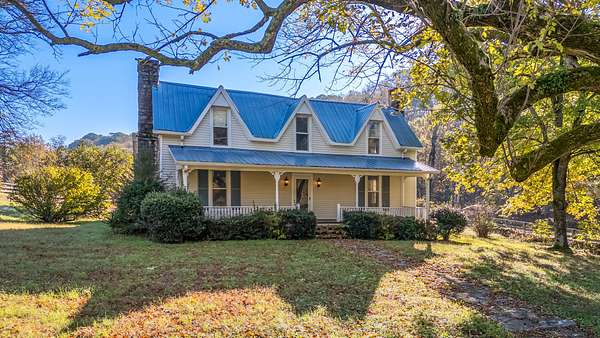 44.9 Acres of Agricultural Land with Home for Sale in Lynnville, Tennessee