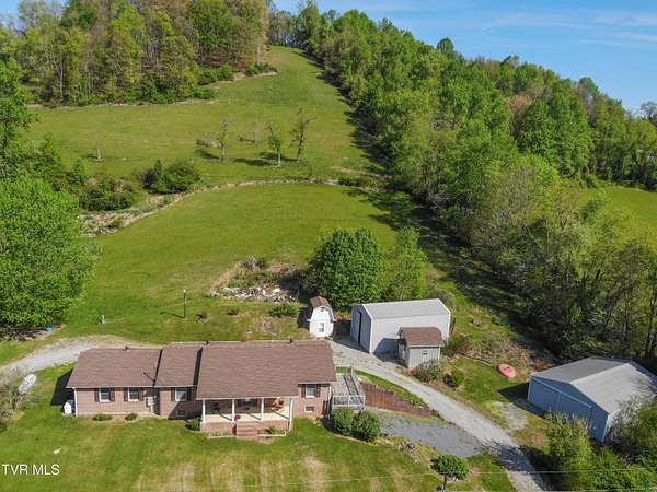 11.9 Acres of Land with Home for Sale in Meadowview, Virginia