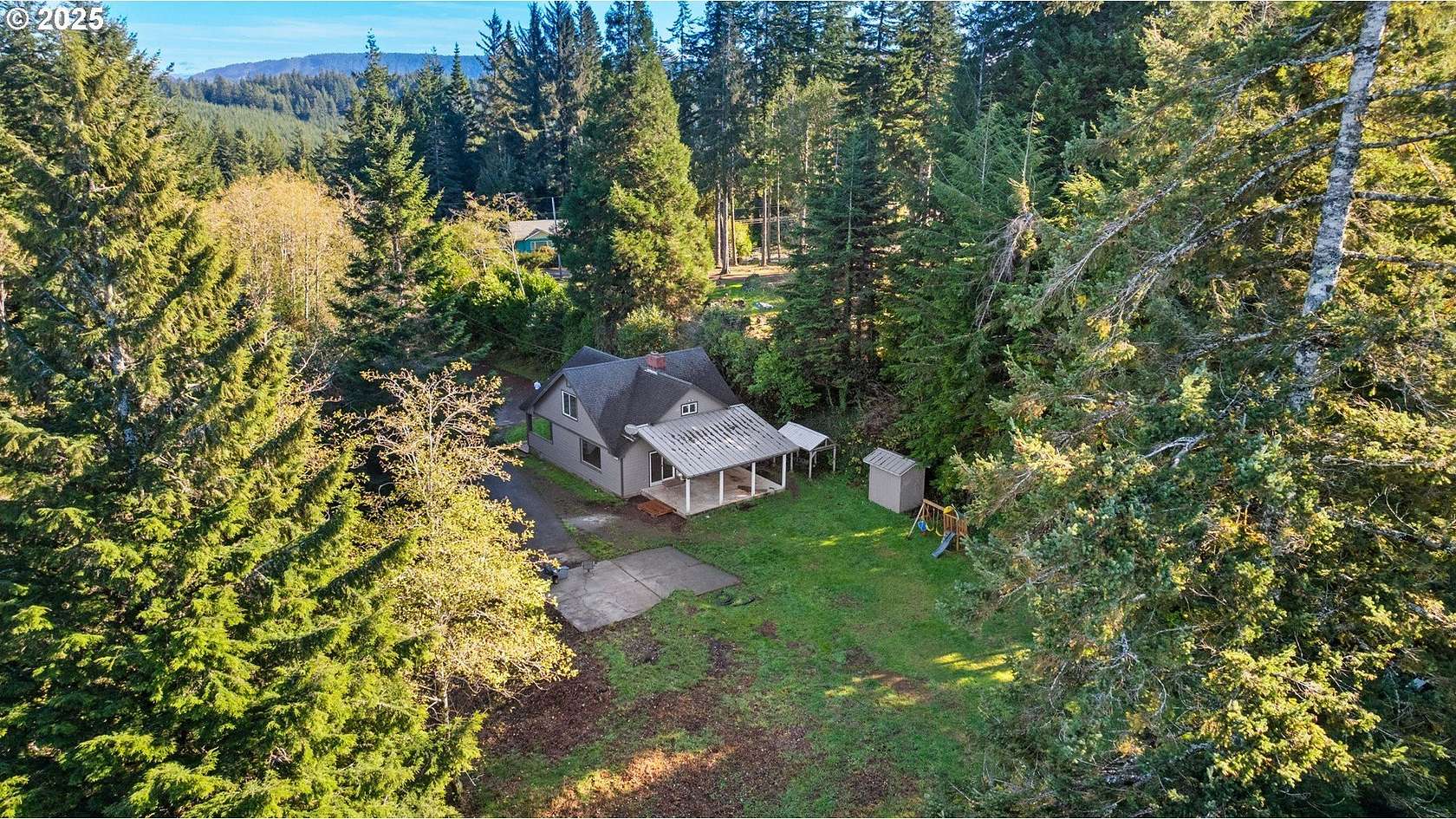 2.59 Acres of Residential Land with Home for Sale in Coos Bay, Oregon