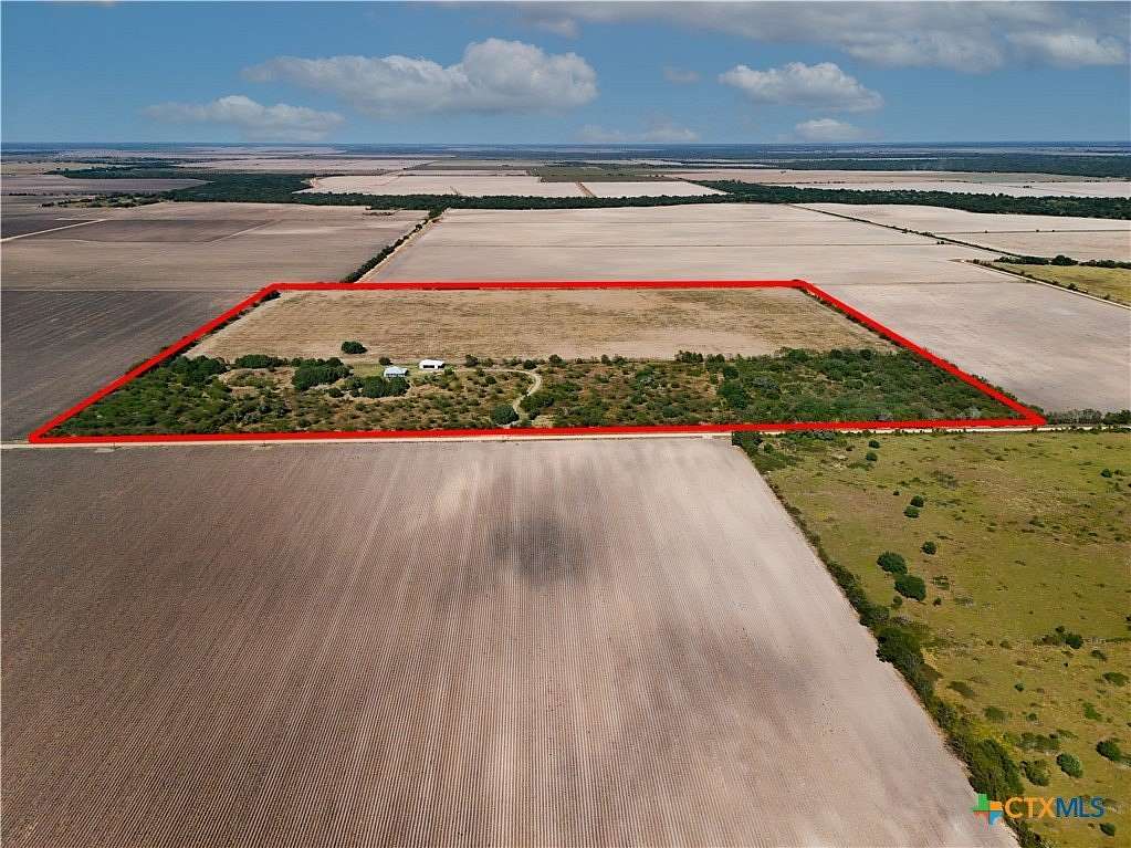 88 Acres of Land with Home for Sale in Ganado, Texas