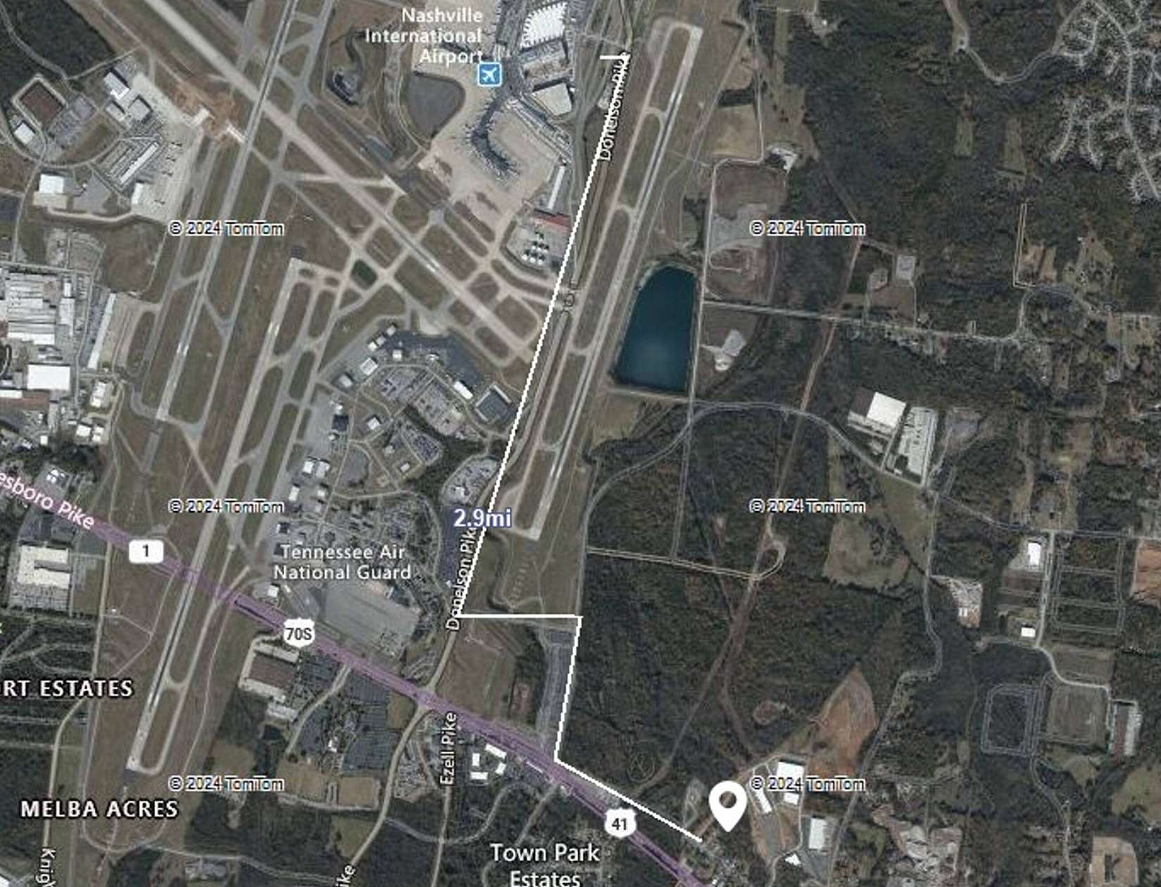 5.5 Acres of Improved Commercial Land for Sale in Nashville, Tennessee