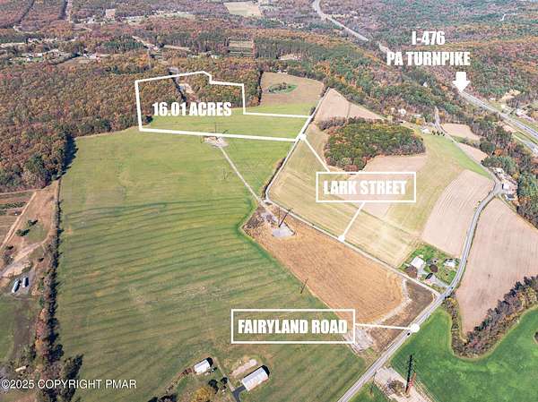 16 Acres of Recreational Land for Sale in Lehighton, Pennsylvania