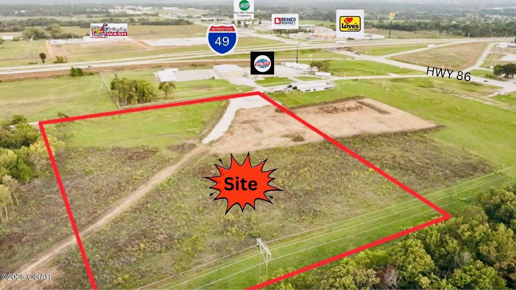 9 Acres of Commercial Land for Sale in Neosho, Missouri