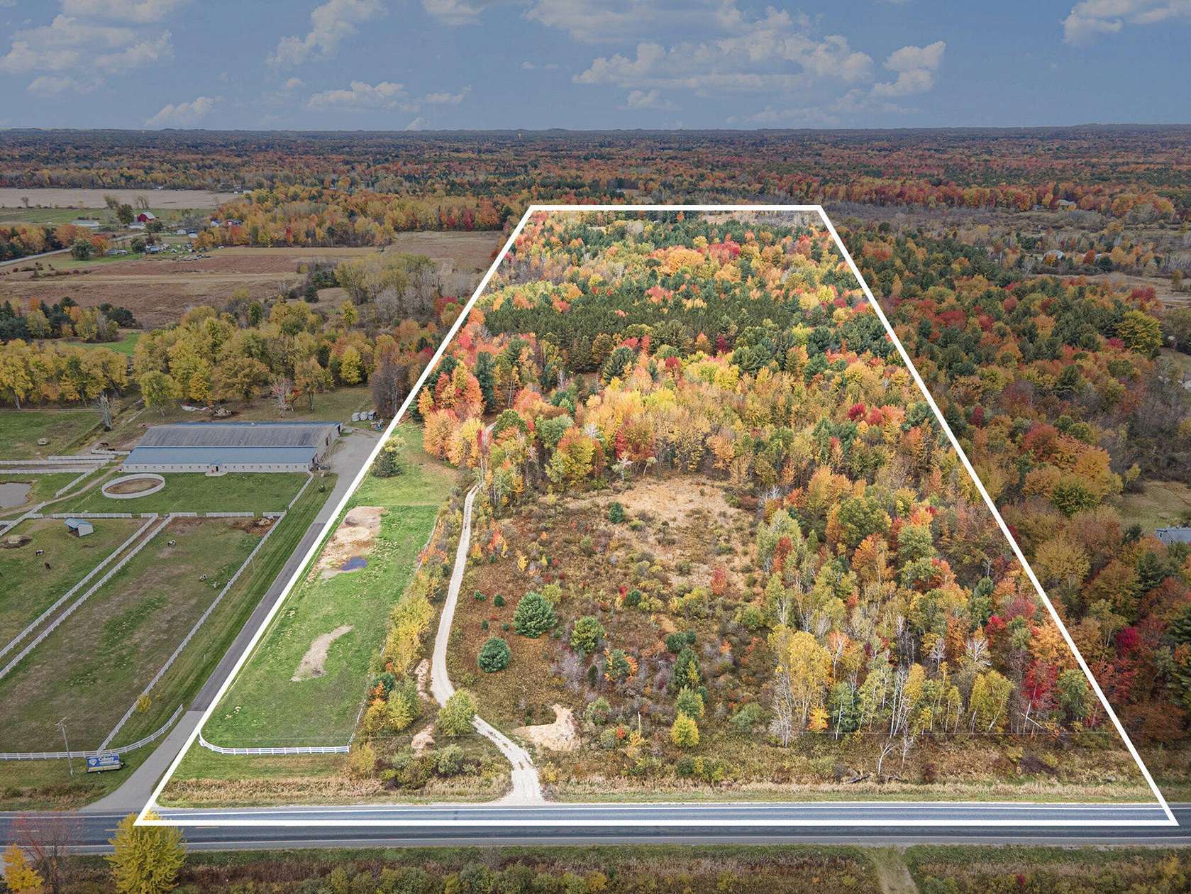 20 Acres of Recreational Land for Sale in Nunica, Michigan