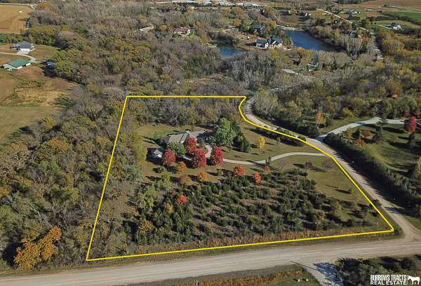 5 Acres of Residential Land with Home for Sale in Roca, Nebraska