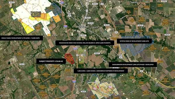 155 Acres of Land for Sale in Waxahachie, Texas