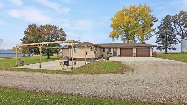 6.5 Acres of Land with Home for Sale in Aplington, Iowa