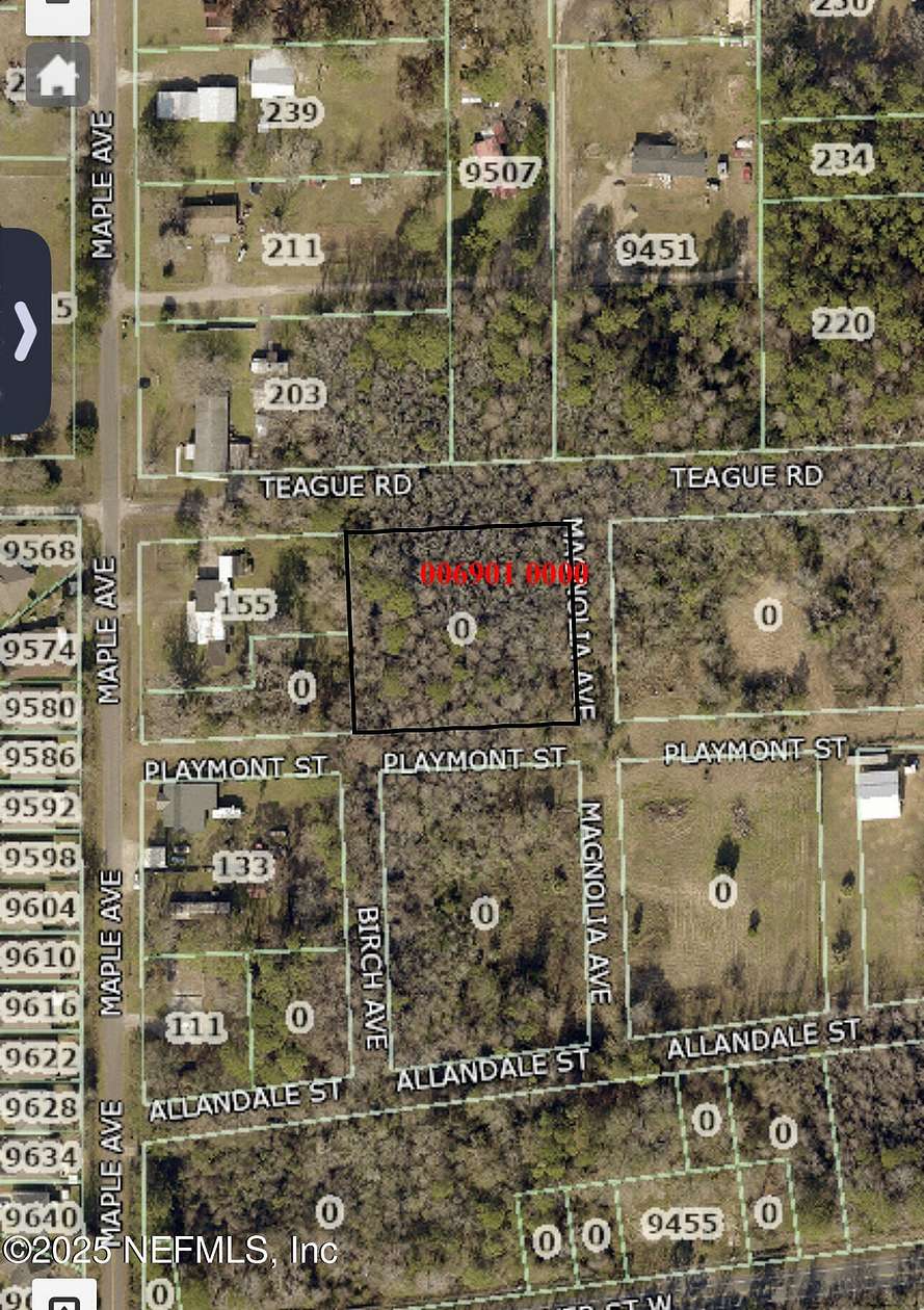 1 Acre of Land for Sale in Jacksonville, Florida