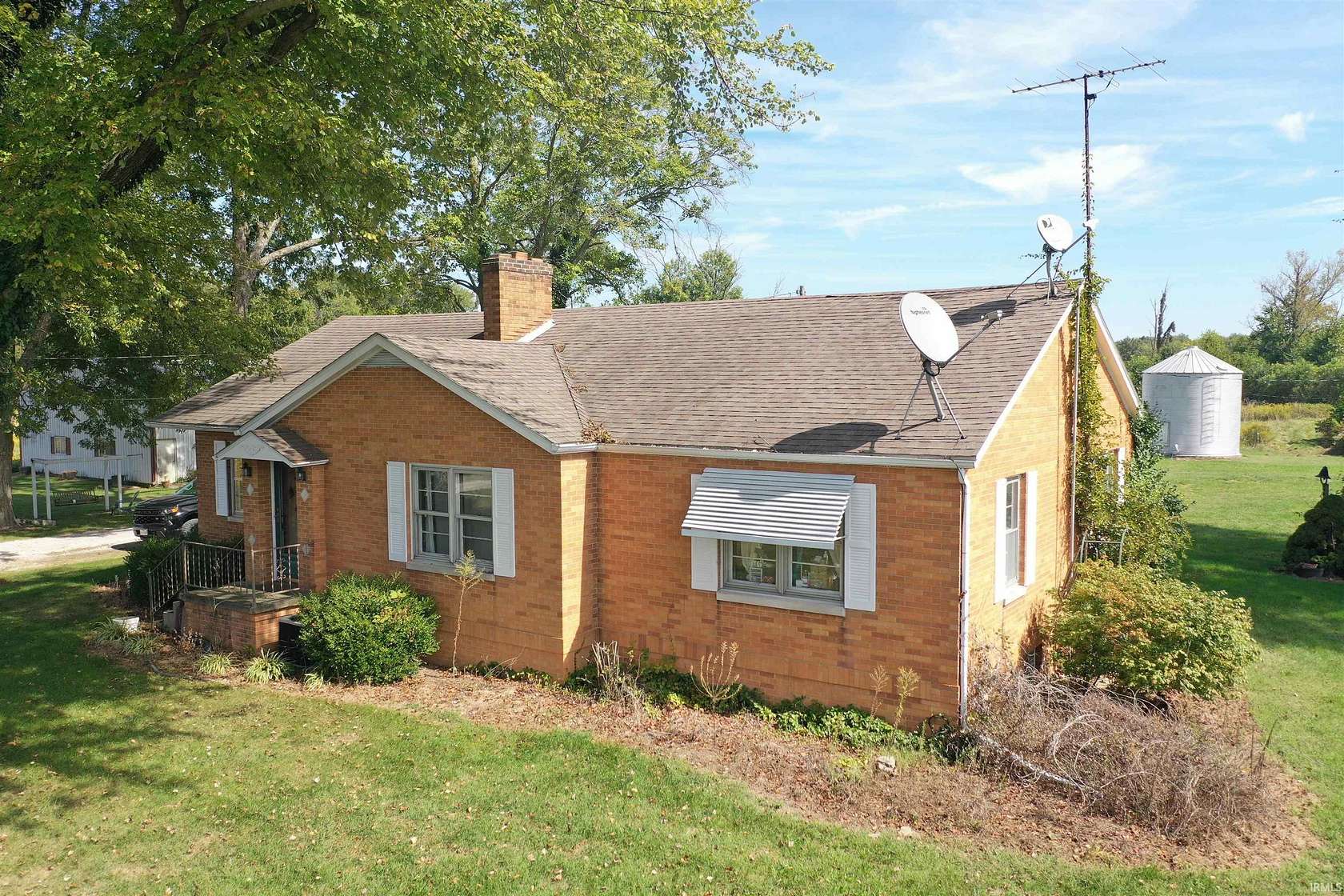 98.1 Acres of Agricultural Land with Home for Auction in Seymour, Indiana