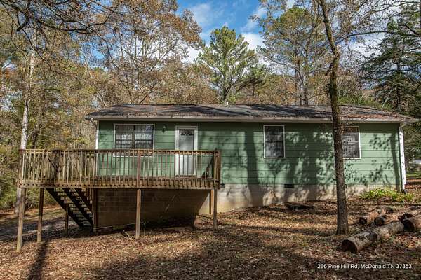 2 Acres of Residential Land with Home for Sale in McDonald, Tennessee