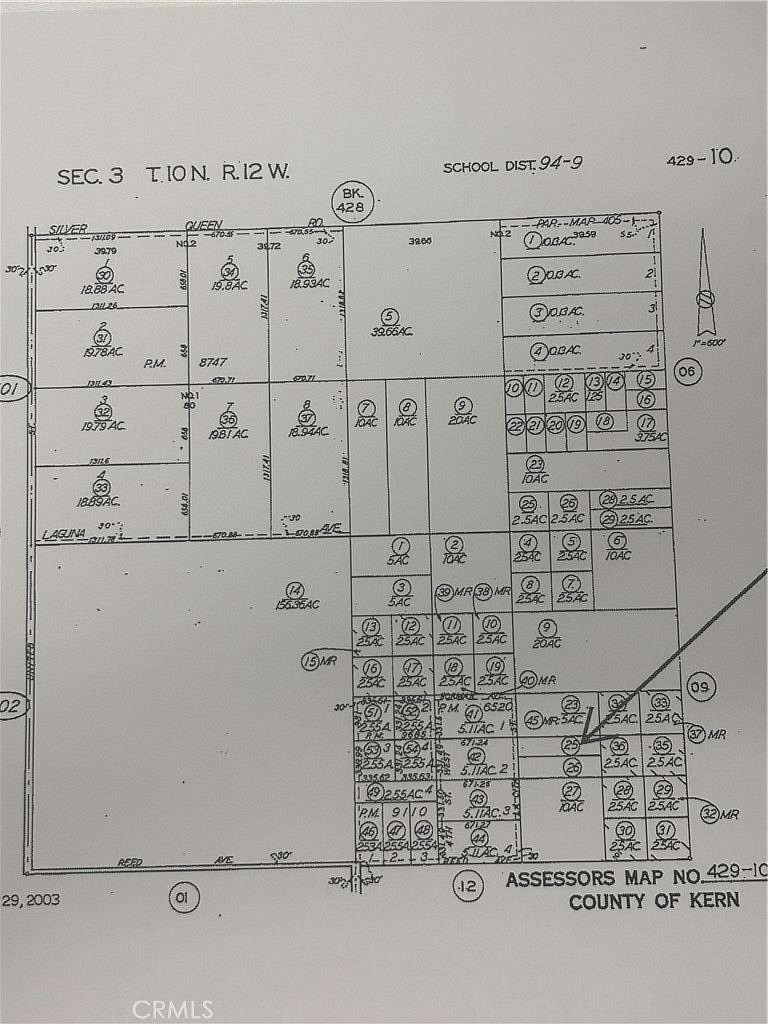 2.5 Acres of Land for Sale in Mojave, California