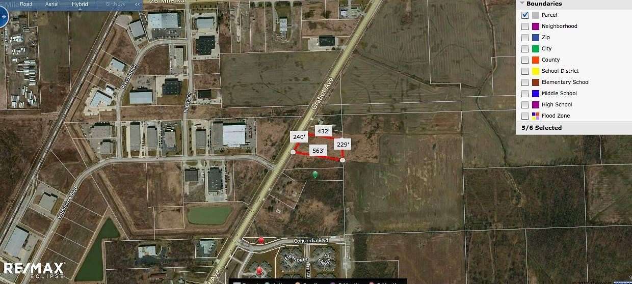 7.5 Acres of Commercial Land for Sale in Chesterfield, Michigan