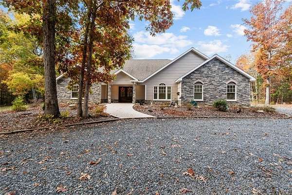 12.6 Acres of Recreational Land with Home for Sale in Asheboro, North Carolina