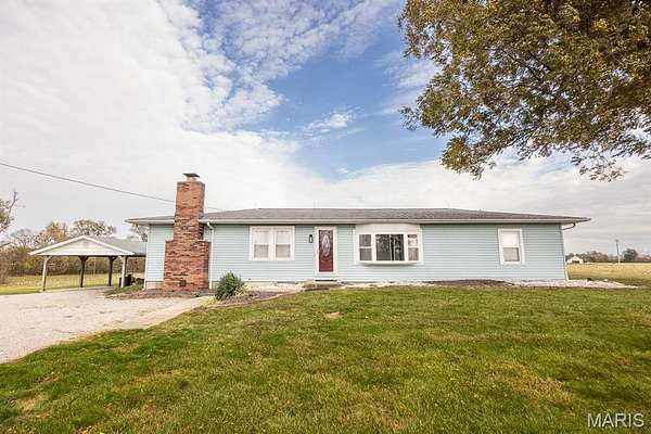 22.7 Acres of Recreational Land with Home for Sale in Shattuc, Illinois