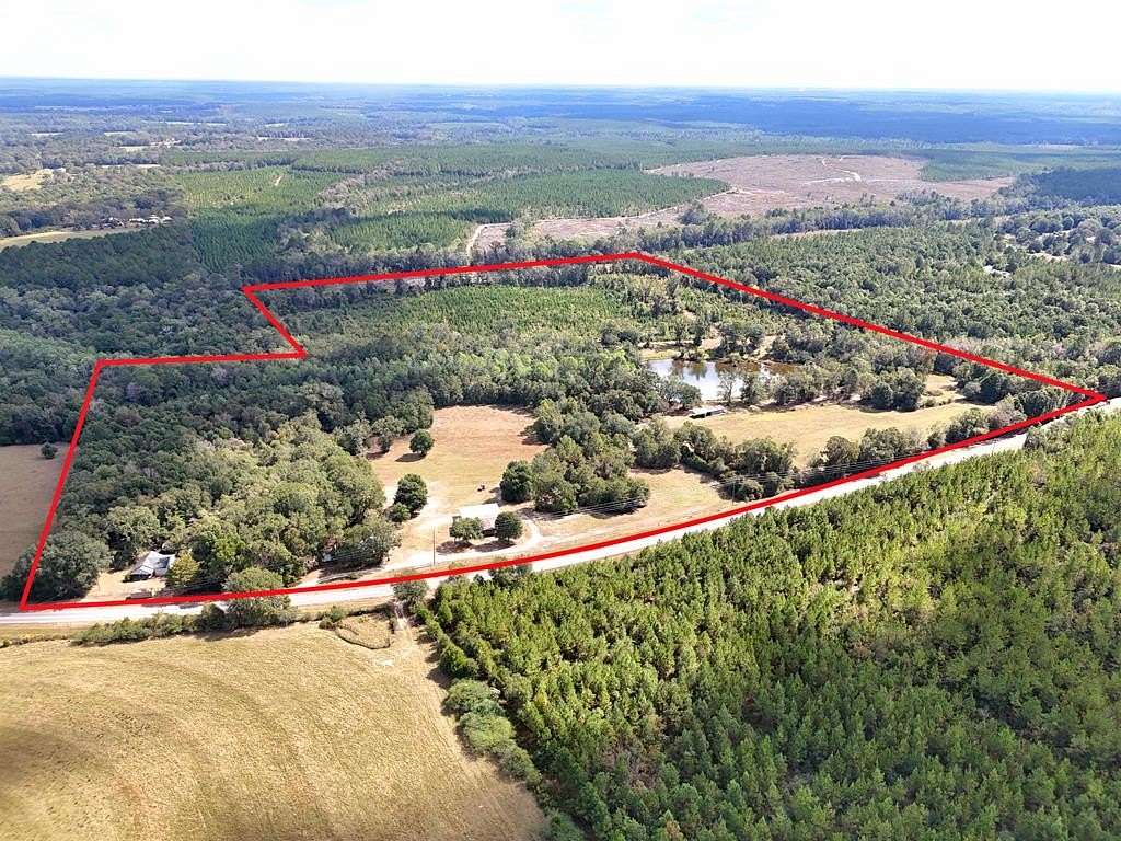46 Acres of Land with Home for Sale in Florala, Alabama