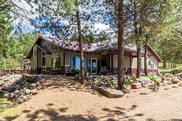 25.6 Acres of Recreational Land with Home for Sale in Custer, South Dakota