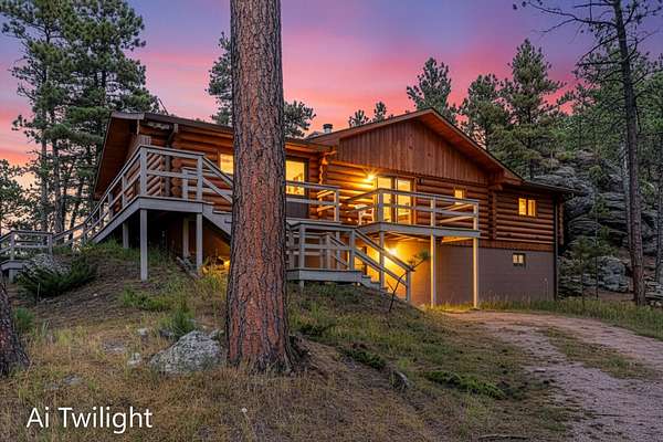 10.4 Acres of Recreational Land with Home for Sale in Keystone, South Dakota