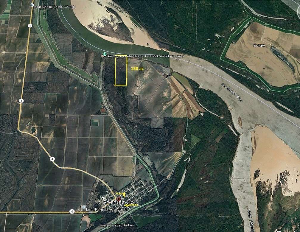 120 Acres of Land for Sale in Arkansas City, Arkansas