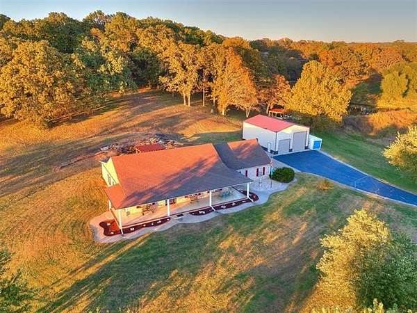 25 Acres of Recreational Land with Home for Sale in Claremore, Oklahoma