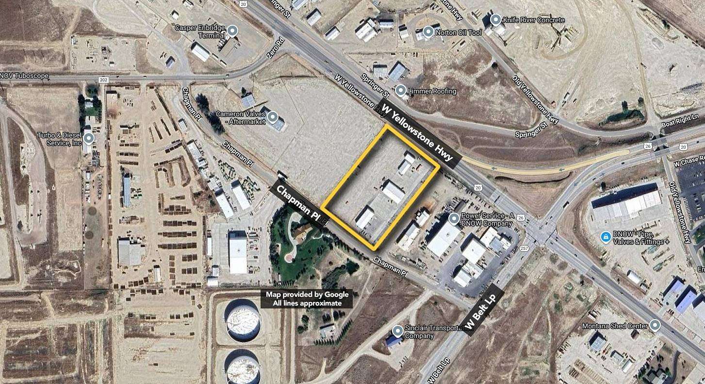 5.6 Acres of Improved Commercial Land for Sale in Casper, Wyoming