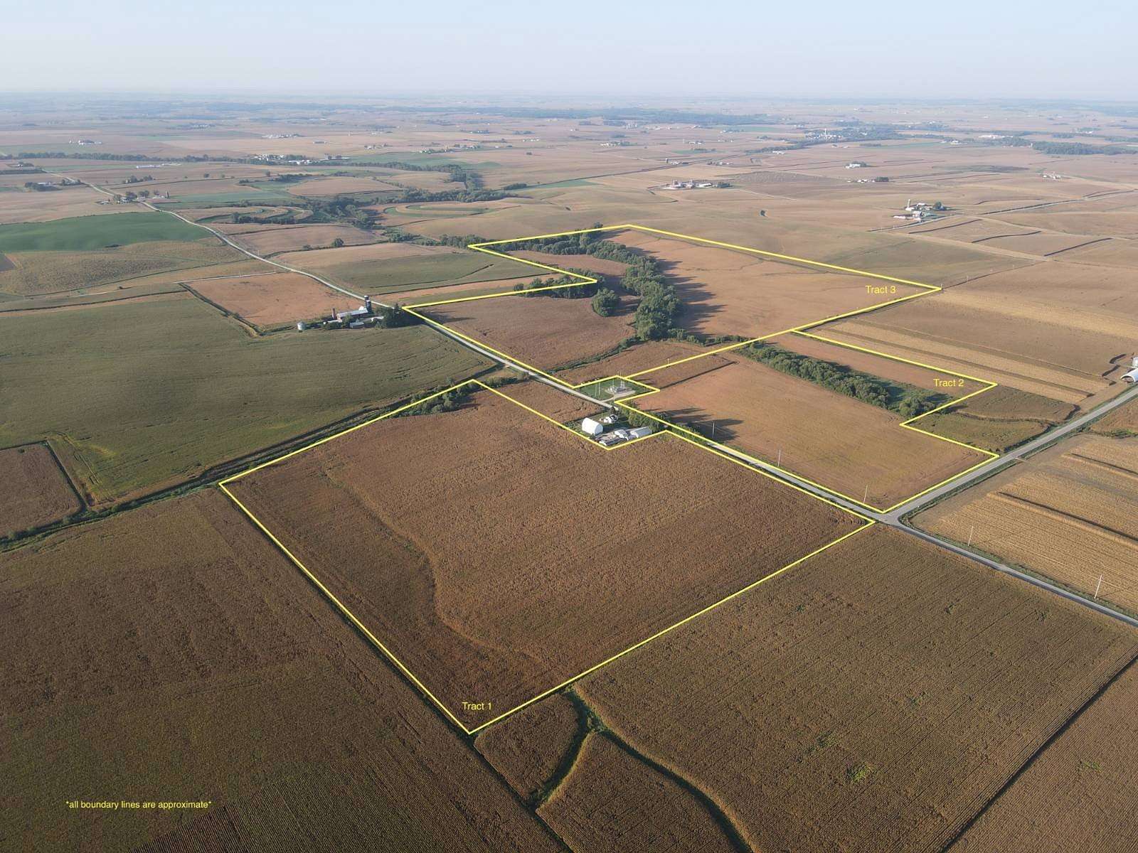 191 Acres of Agricultural Land for Auction in Farley, Iowa