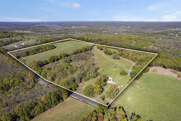 40 Acres of Recreational Land with Home for Sale in Pleasant Hope, Missouri