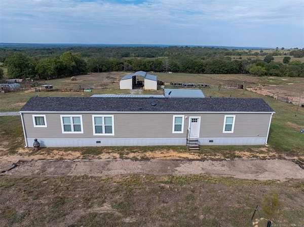 8 Acres of Land with Home for Sale in Coalgate, Oklahoma