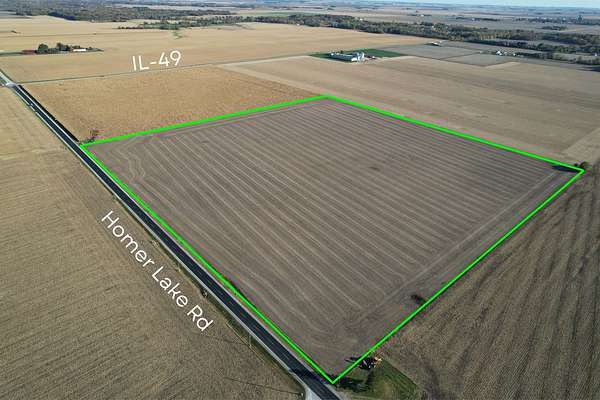 40 Acres of Land for Sale in Homer, Illinois