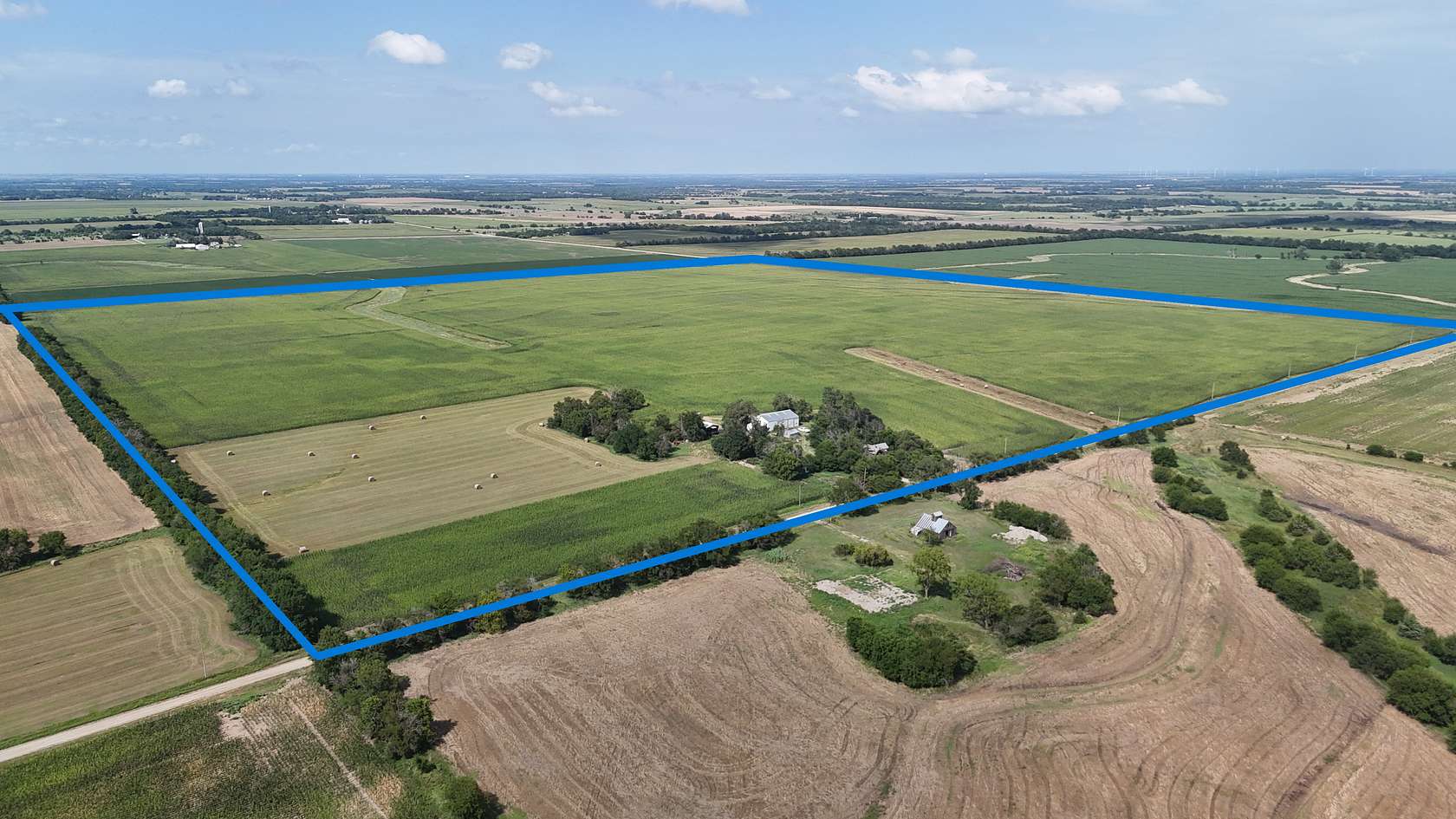 196 Acres of Agricultural Land for Auction in Walton, Kansas