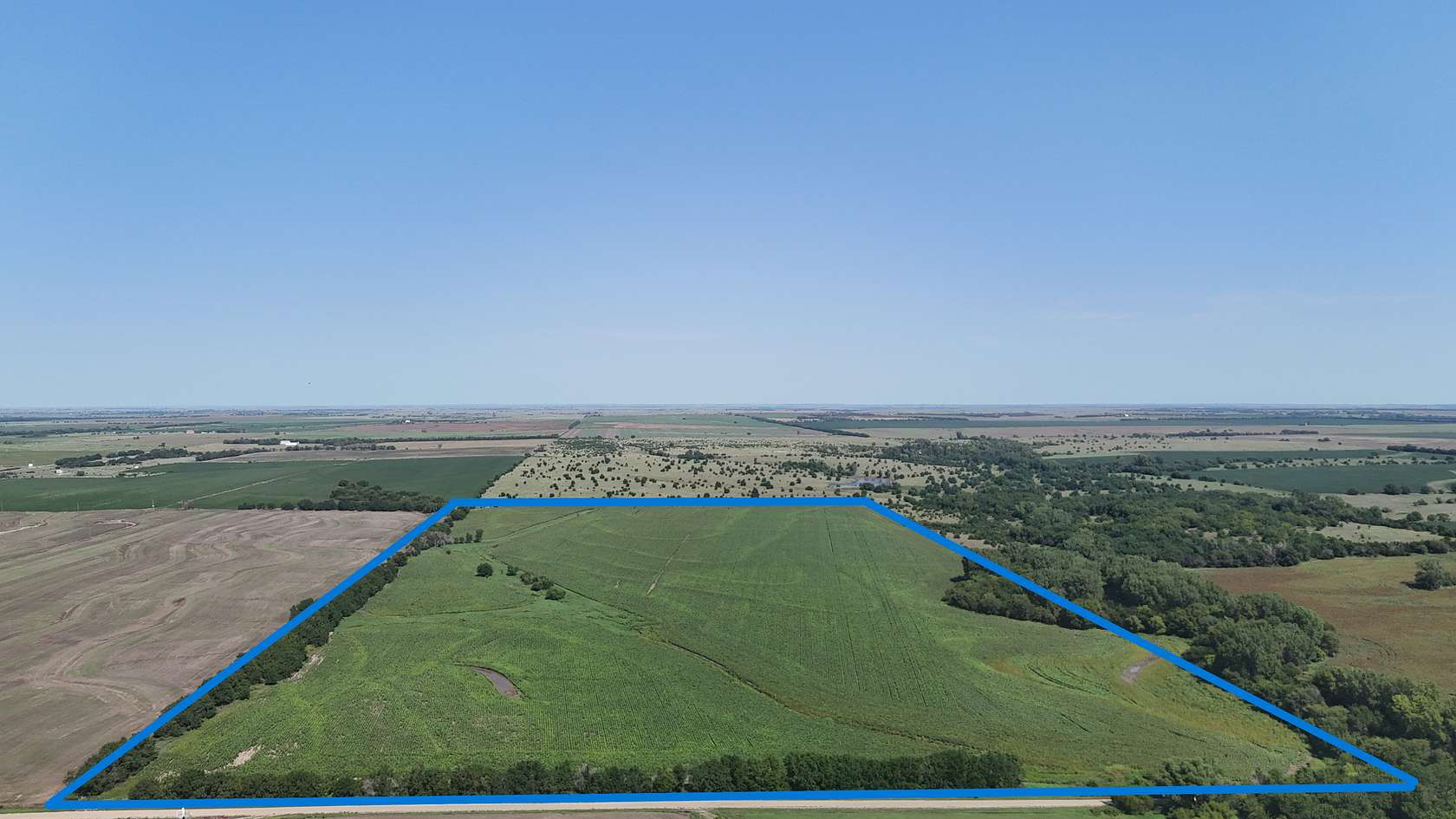 80.6 Acres of Agricultural Land for Auction in Little River, Kansas