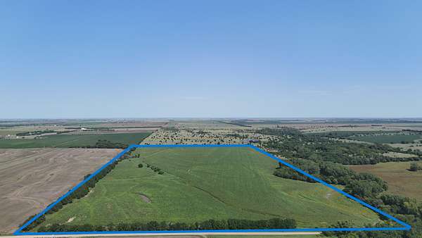 80.6 Acres of Agricultural Land for Auction in Little River, Kansas