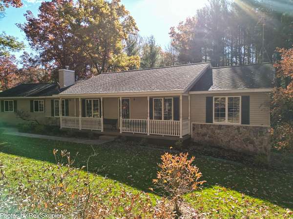 2.5 Acres of Residential Land with Home for Sale in Newaygo, Michigan