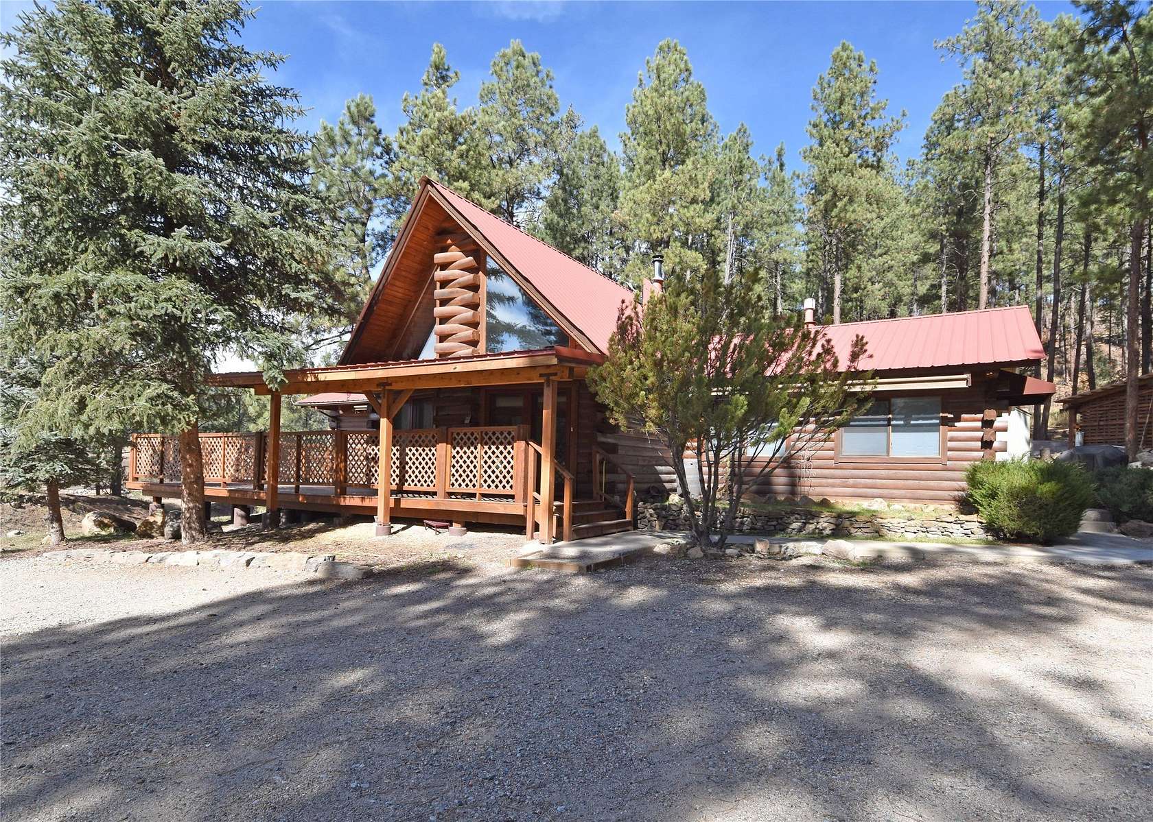 3.1 Acres of Residential Land with Home for Sale in Jemez Springs, New Mexico