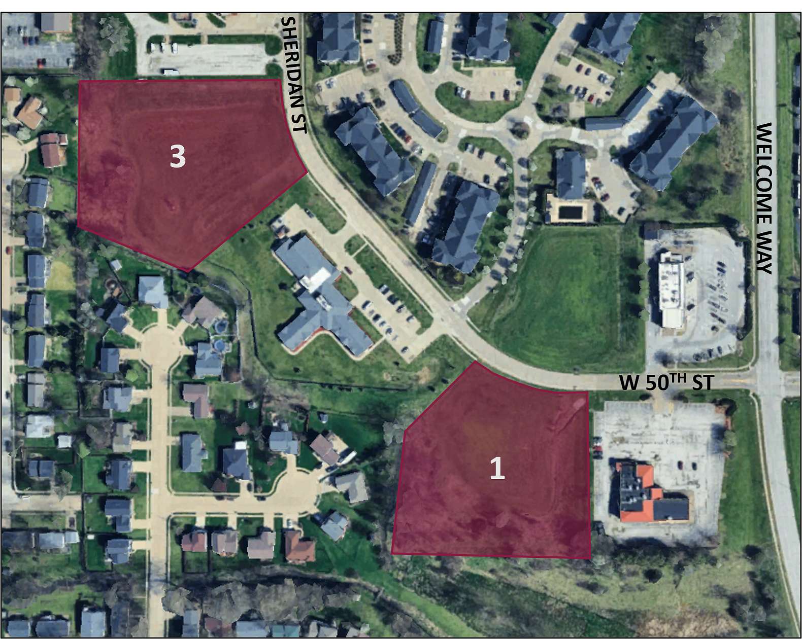 2.73 Acres of Commercial Land for Sale in Davenport, Iowa
