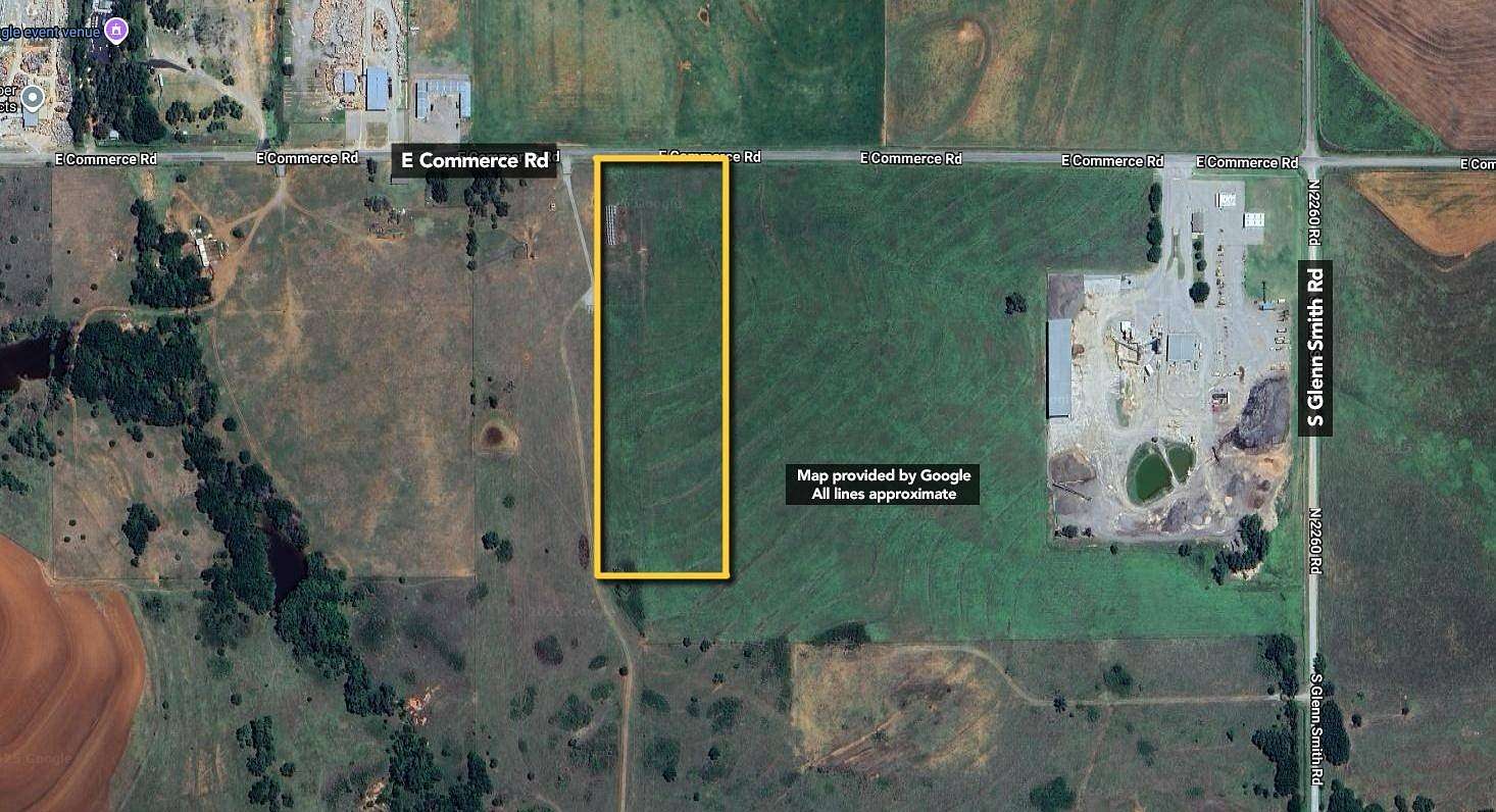 10 Acres of Commercial Land for Auction in Clinton, Oklahoma