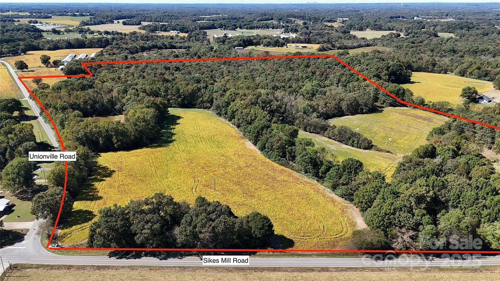 75.8 Acres of Land for Sale in Monroe, North Carolina