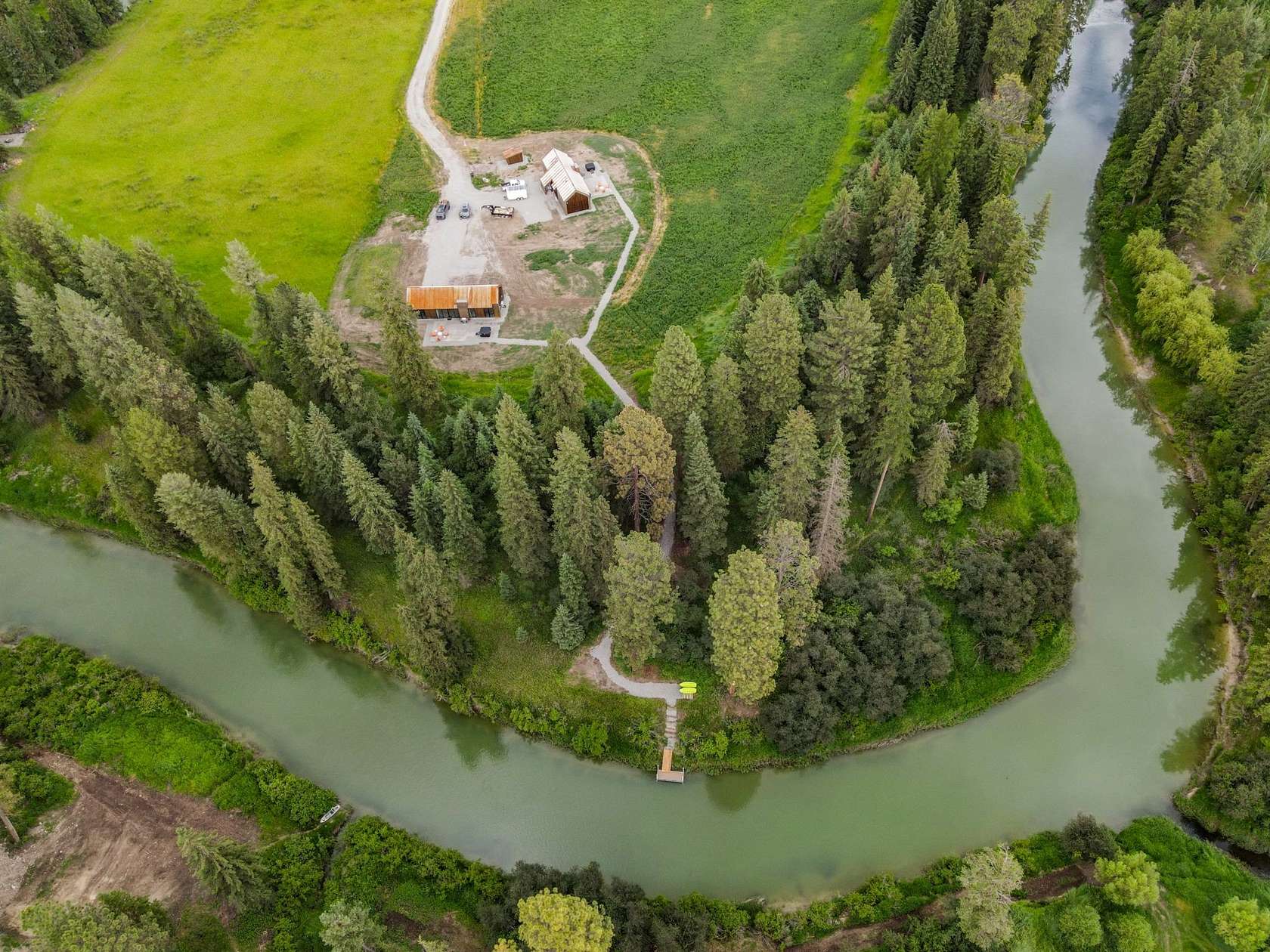 3.49 Acres of Land with Home for Sale in Whitefish, Montana
