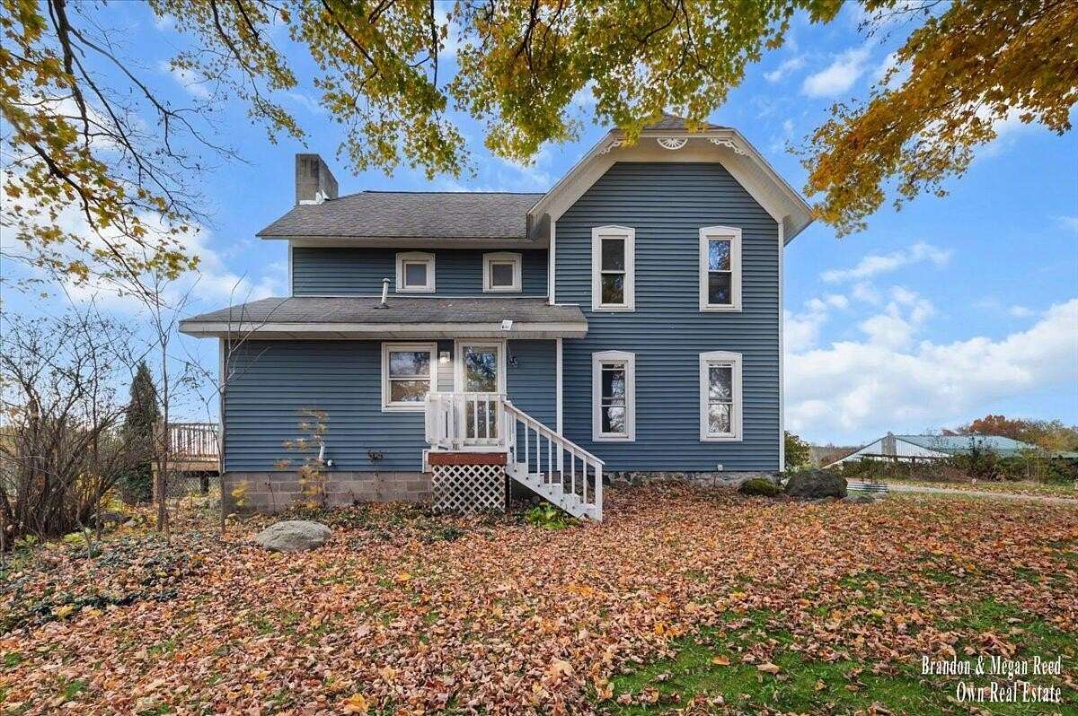 4 Acres of Residential Land with Home for Sale in Saranac, Michigan