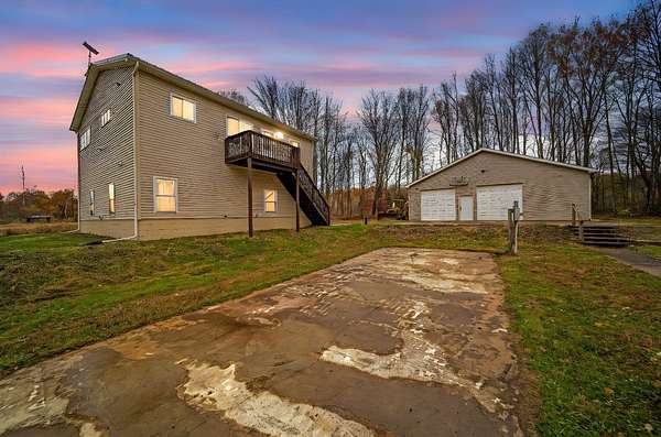 10 Acres of Residential Land with Home for Sale in Linesville, Pennsylvania