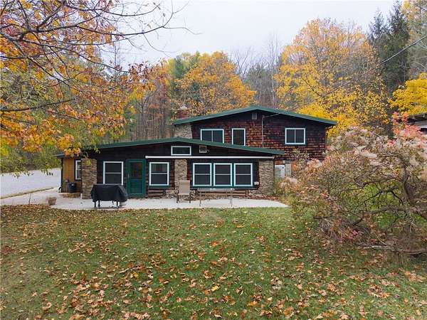 50.3 Acres of Recreational Land with Home for Sale in Springwater, New York