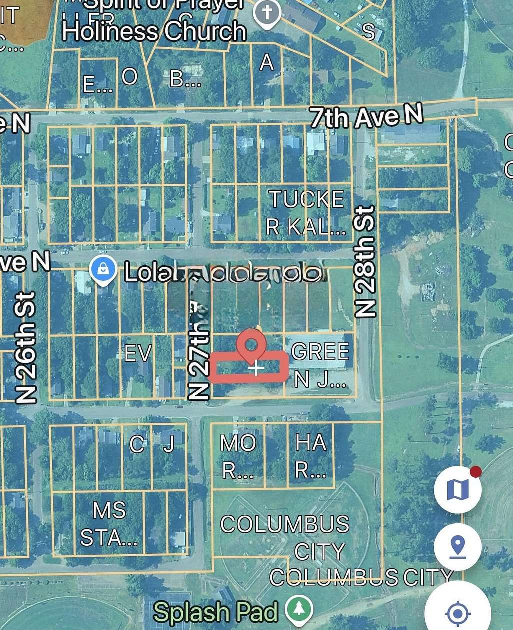 0.2 Acres of Residential Land for Sale in Columbus, Mississippi