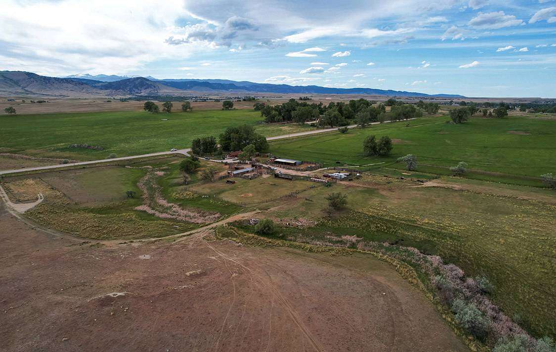 112 Acres of Agricultural Land with Home for Sale in Buffalo, Wyoming