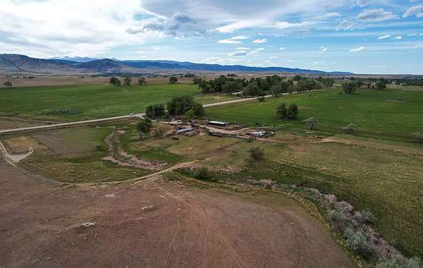 112 Acres of Agricultural Land with Home for Sale in Buffalo, Wyoming