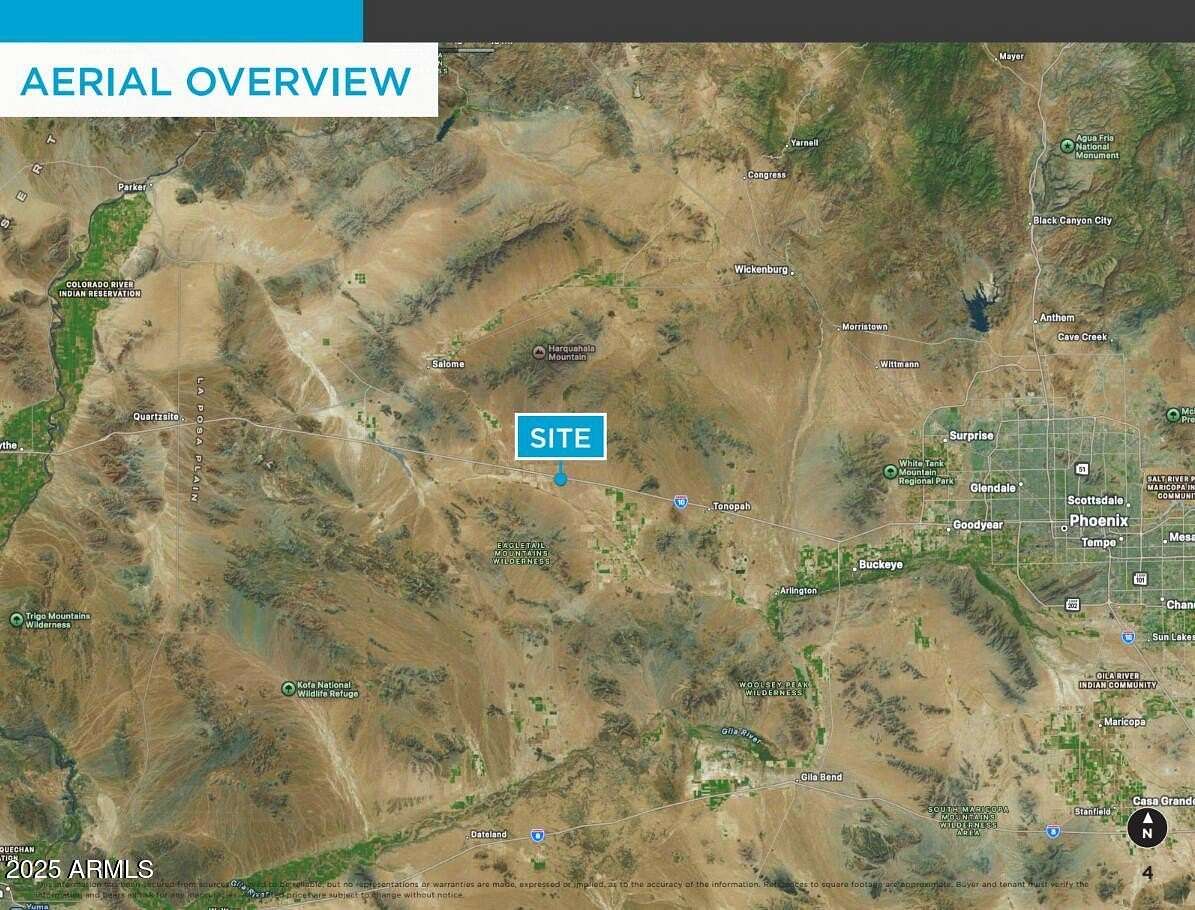 157 Acres of Land for Sale in Tonopah, Arizona